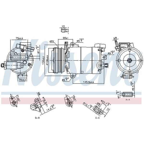 NISSENS 890794 Kompressor, Klimaanlage