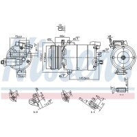 NISSENS 890794 Kompressor, Klimaanlage