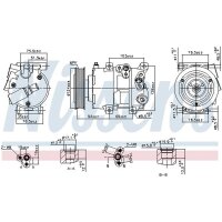 NISSENS 890899 Kompressor, Klimaanlage