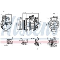 NISSENS 891342 Kompressor, Klimaanlage