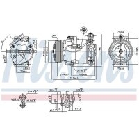 NISSENS 89215 Kompressor, Klimaanlage