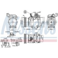 NISSENS 89262 Kompressor, Klimaanlage