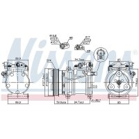 NISSENS 89294 Kompressor, Klimaanlage