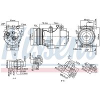 NISSENS 89388 Kompressor, Klimaanlage