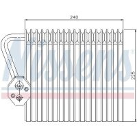 NISSENS 92167 Verdampfer, Klimaanlage