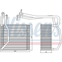 NISSENS 92194 Verdampfer, Klimaanlage