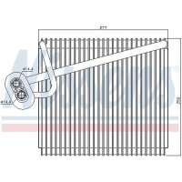 NISSENS 92289 Verdampfer, Klimaanlage