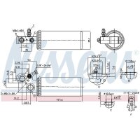 NISSENS 95037 Trockner, Klimaanlage