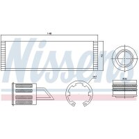 NISSENS 95515 Trockner, Klimaanlage
