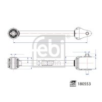 FEBI BILSTEIN 180553 Lenker, Radaufhängung