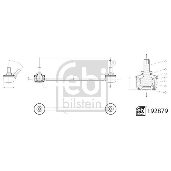 FEBI BILSTEIN 192879 Stange/Strebe, Stabilisator