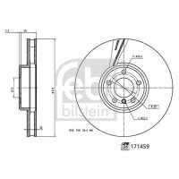 FEBI BILSTEIN 171459 Bremsscheibe