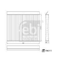 FEBI BILSTEIN 196111 Filter, Innenraumluft
