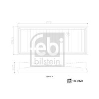 FEBI BILSTEIN 180860 Luftfiltersatz