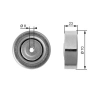 GATES T36161 Spannrolle, Keilrippenriemen