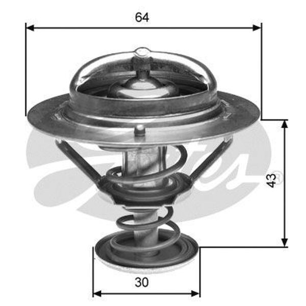 GATES TH27088G1 Thermostat, Kühlmittel
