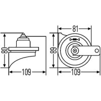 HELLA 3FG 007 424-011 Fanfare