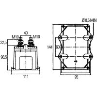 HELLA 6EK 008 776-051 Hauptschalter, Batterie