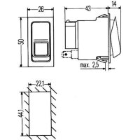 HELLA 6HH 007 832-661 Warnblinkschalter
