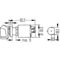 HELLA 6JK 007 232-001 Zünd-/Startschalter