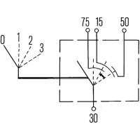 HELLA 6JK 007 232-001 Zünd-/Startschalter