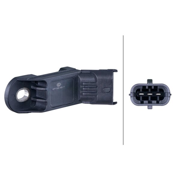 HELLA 6PP 009 400-111 Sensor, Ladedruck