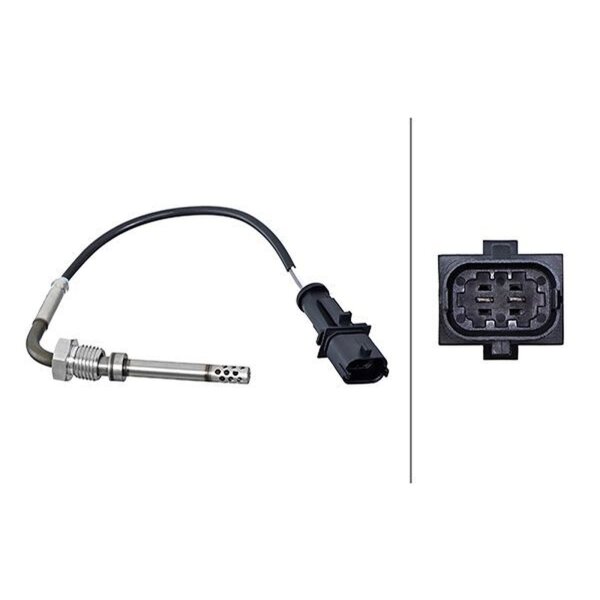 HELLA 6PT 010 376-361 Sensor, Abgastemperatur