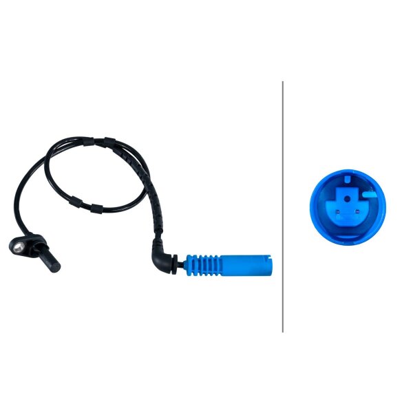 HELLA 6PU 012 806-581 Sensor, Raddrehzahl
