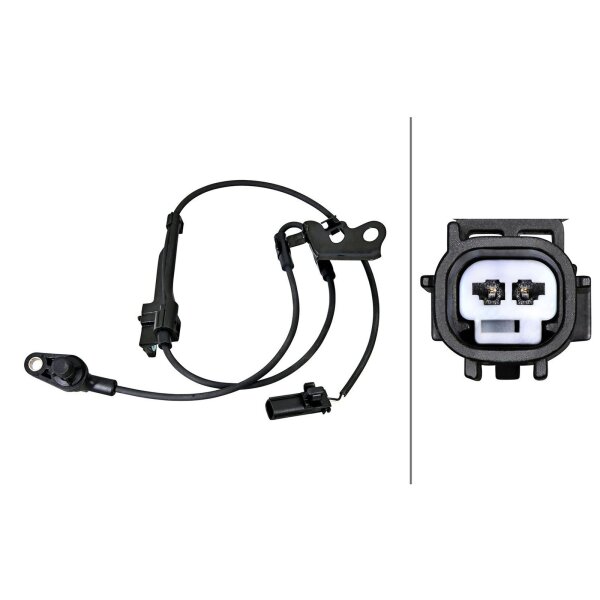 HELLA 6PU 230 048-931 Sensor, Raddrehzahl