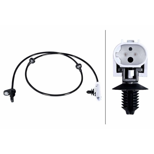 HELLA 6PU 358 216-391 Sensor, Raddrehzahl