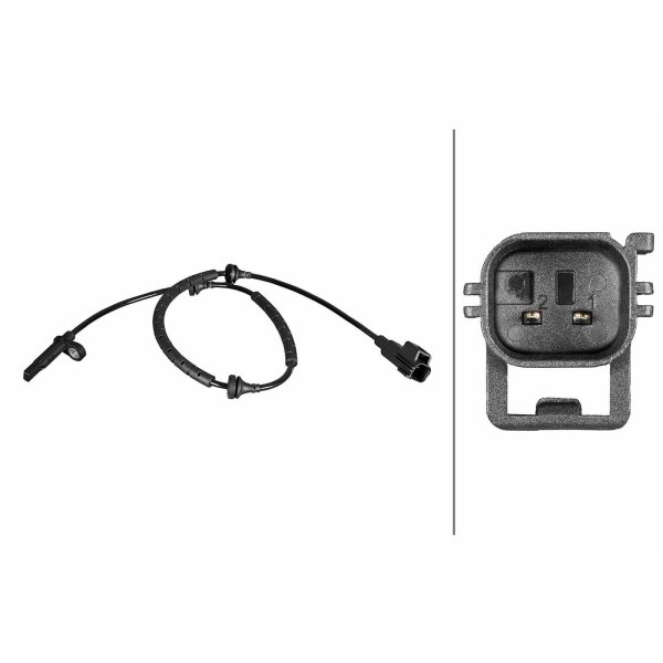 HELLA 6PU 358 216-411 Sensor, Raddrehzahl