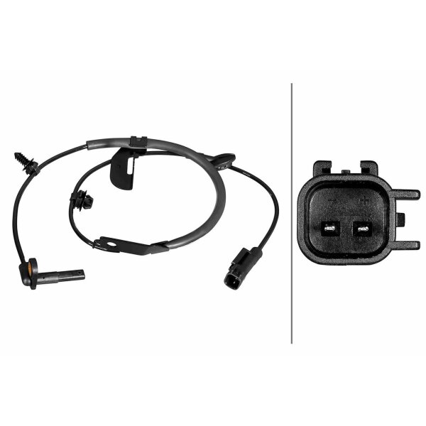HELLA 6PU 358 217-601 Sensor, Raddrehzahl