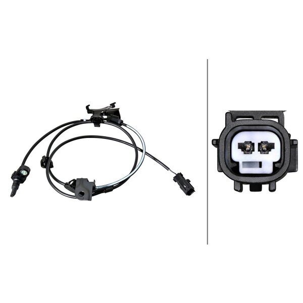 HELLA 6PU 358 217-771 Sensor, Raddrehzahl