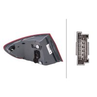 HELLA 2SD 011 144-321 Heckleuchte