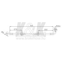 K&K FT0071 Bremsschlauch