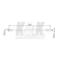 K&K FT0095 Bremsschlauch