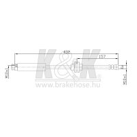 K&K FT0108 Bremsschlauch