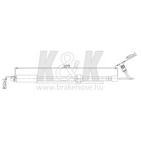 K&K FT0111 Bremsschlauch