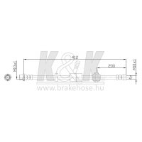 K&K FT0125 Bremsschlauch