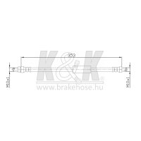K&K FT0135 Bremsschlauch