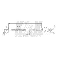 K&K FT0137 Bremsschlauch