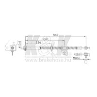 K&K FT0172 Bremsschlauch