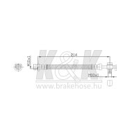 K&K FT0174 Bremsschlauch