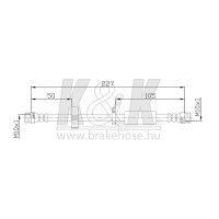 K&K FT0236 Bremsschlauch