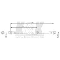 K&K FT0248 Bremsschlauch