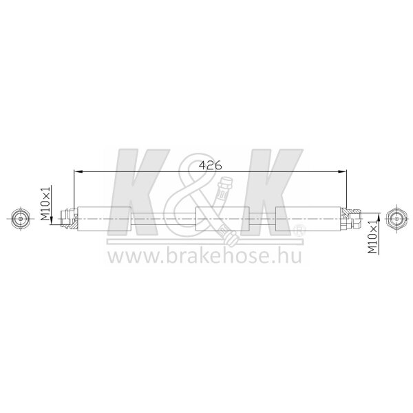 K&K FT0252 Bremsschlauch