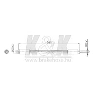 K&K FT0260 Bremsschlauch