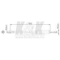 K&K FT0282 Bremsschlauch
