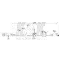 K&K FT0293 Bremsschlauch
