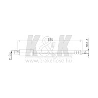 K&K FT0336 Bremsschlauch